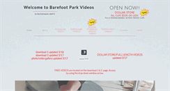 Desktop Screenshot of barefootpark1.com